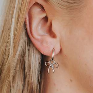 Earrings - Katy B - Bow Hoop