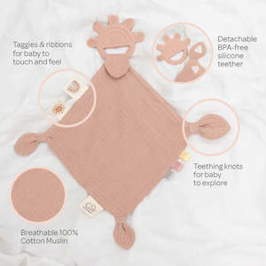 Kids Puzzles: Teether - Silcione Comfort - Blush