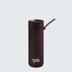 Drinkware: Reusable Bottle - Frank Green - 595ml - Chocolate