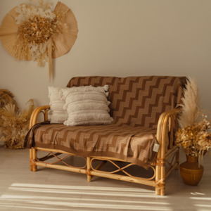 Throw - Knitted - Poutama (Parauri) - Awhi Company