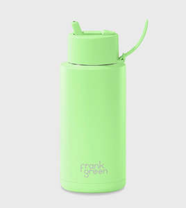 Reusable Bottle - Frank Green - 1ltr - Glow in the Dark! Aurora (Green)