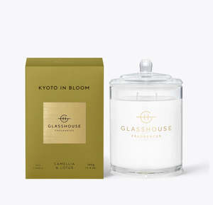 Candles Glasshouse: Candle - GH - Kyoto In Bloom (Camellia + Lotus) - 380g
