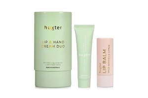 Sets Hand Care Body Wash: Lip & Hand Cream Duo - Green - Lychee & Apple Blossom - Huxter