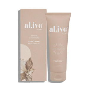 Sets Hand Care Body Wash: Hand Cream - Al.ive - Apricot & Sweet Fig