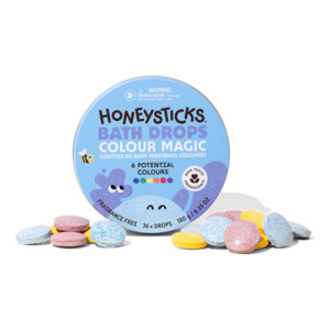 Honeysticks Bath Drops Colour Magic 36pk