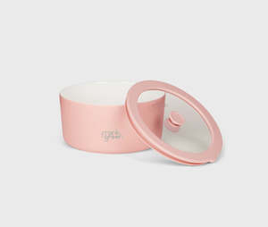 Homewares: Bowl - Porcelain with Glass Lid - 1500ml - Blushed - Frank Green (Copy)