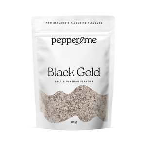 Pepper Me: Black Gold - Salt & Vinegar Flavour - Pepper & Me