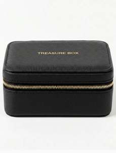 Jewellery 1: Jewellery Box (Treasure Box) Rectangle - Black
