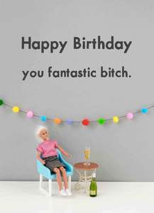 New: Greeting Card - Happy Birthday you fantastic