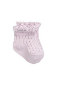 Jamie Kay: Emily Ankle Sock - Popsicle - Newborn