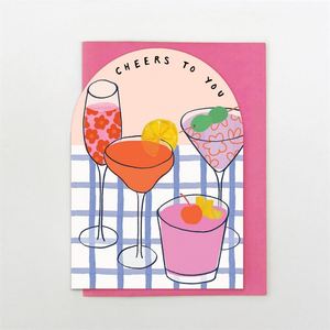 Greeting Cards: Greeting Card - Cheers To You
