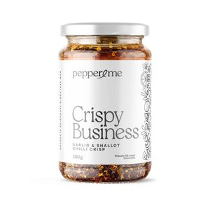 Pepper And Me: Crispy Business (Garlic & Shallot Chilli Crisp) - Pepper & Me