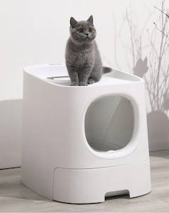 Products: Homerun First Class Enclosed Cat Litter Box - Joycat Boutique