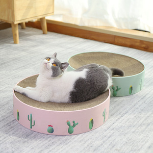 Meow Fairy Large Round Cat Scratching Board - Joycat Boutique