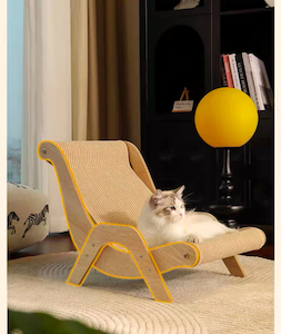 Products: Meow Fairy Cat Sisal Lounger - XL - Joycat Boutique