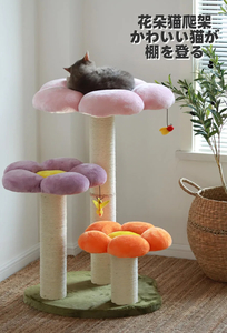 Products: Cat Tower - Lucky Clover Colourful - Joycat Boutique