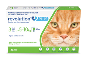 Products: Revolution Plus Cat 5-10KG 3 Pack - Joycat Boutique