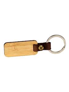 Custom Key Chain | Bamboo