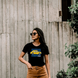Yellow Taxi T-shirt | Women Short Sleeve