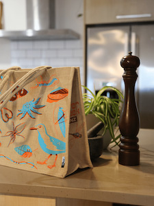 Critter Of The Week: 2025 Critter of the Week Jute Shopping Bag