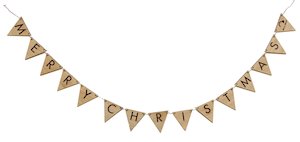 Ethical Gifts: Merry Christmas Bunting