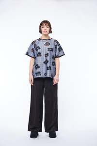 Tops: SVEN TOP - Plaid Floral