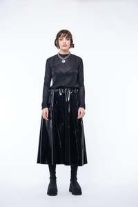 Tops: FREDRIKA LONGSLEEVE TOP - Black