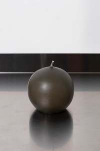Homewares: Shaped Candle Ball (Licorice) - NATIONAL CANDLES