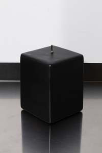 Shaped Candle Square (Black) - NATIONAL CANDLES