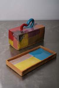 Colour Blocking Butter Dish - COREY PUGH