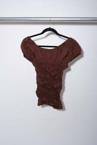 Frazier: Mimi Top - Brown - FRAZIER