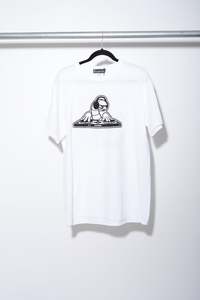 Millar Boddington: Turning Worm T-Shirt - White - MILLAR BODDINGTON