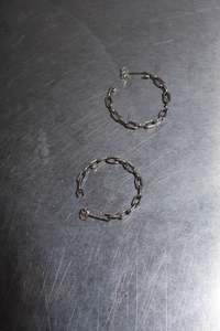 Object: Chain Hoop Earring - OBJT-9 – OBJECT