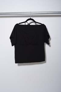 Bikini Tee - Black - RHODA NUNN