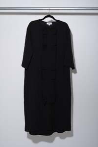 Josephine Dress (Mid-lenghth or Long) - Black - UMSIKO