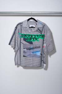 4x4: Bowling Shirt - Disappear Here Print - 4x4