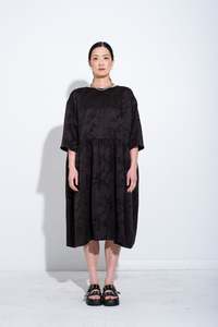 Maja Dress - Floral Jacquard - JPALM