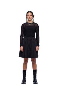 Bottoms: SERVICE SKIRT MINI – Black Sport (Preorder)