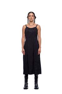 LOTTA DRESS – Black Abstract (Preorder)