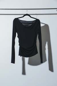 Ida Long Sleeve Top - Black - OOSTEROM