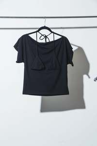 Bikini Tee Black – RHODA NUNN