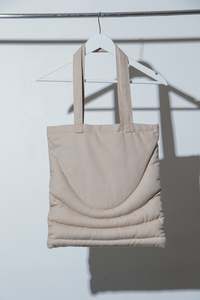 Puffer Tote - Beige - MATAN FADIDA