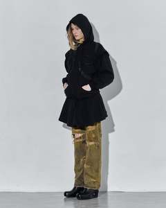 Entwine Hoodie Dress - Black - KAHE