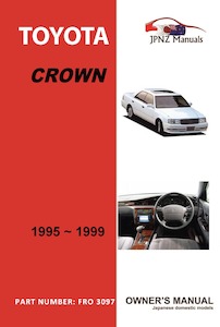 Toyota - Crown Car Owners User Manual In English 1996 - 1999