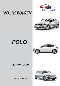 Products: Volkswagen – Polo owners user manual in English 2017 – Present