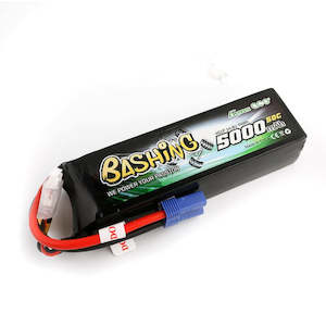 Batteries Chargers And Checkers: Gens Ace 5000mah 4S 14.8v 60C Lipo Battery Pack with EC5 Plug-Bashing Series 137x43x34mm 437g