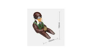 Pilot Figures 1: PHOENIX MODEL 1/6 SCALE WW1 PILOT BLUE