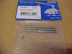 Helicopter Parts Align: TRex 450 Feathering Shaft