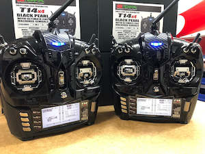 JR T14x4 Full 14 Channel DMSS XBUS Transmitter in Black Pearl With CNC Machined &hellip;