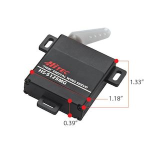 HS-5125MG Digital Wing Servo, 4.8V 3.0kg/0.17 sec, 6.0V 3.5kg/0.13 sec, 30x10x34&hellip;